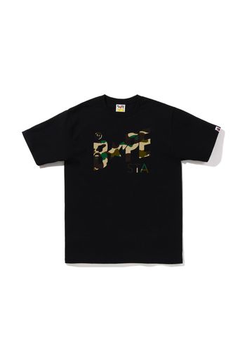 BAPE 1st Camo BAPE Sta Logo Tee (FW22) Black Yellow