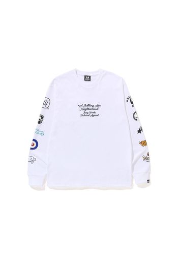 BAPE x Neighborhood L/S Tee White