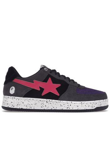 A Bathing Ape Bape Sta Black Grey Pink Suede