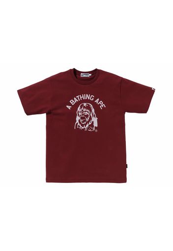 BAPE Archive Graphic Tee Burgundy