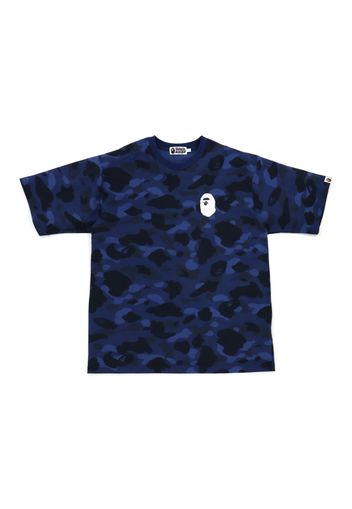 BAPE Color Camo Ape Head Relaxed Fit Tee Navy