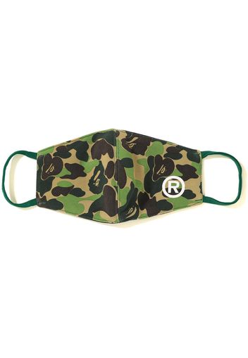 BAPE ABC Camo Face Mask Green