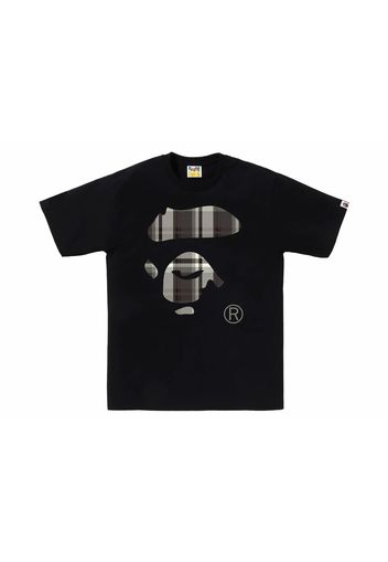 BAPE Check Ape Face Tee Black