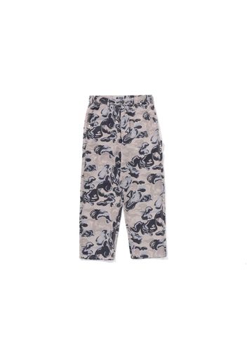 BAPE Art Camo Gobelin Work Pants Blue