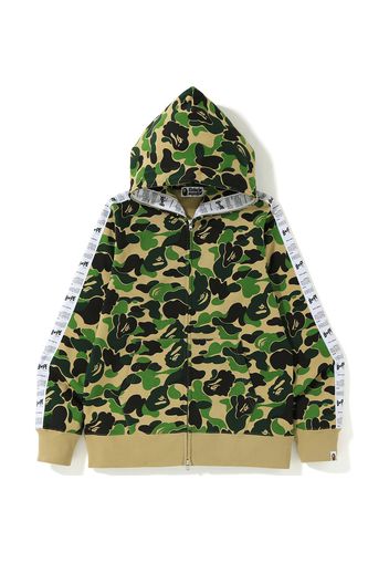 BAPE ABC Bape Sta Tape Full Zip Hoodie Green