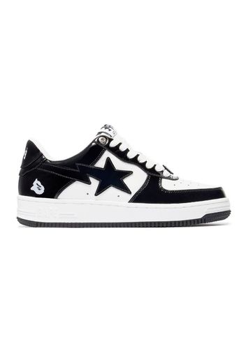 A Bathing Ape Bape Sta Patent Leather Black White