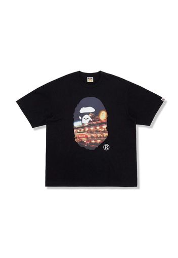 BAPE Store Hong Kong 16th Anniversary Photo Ape Head Tee Black