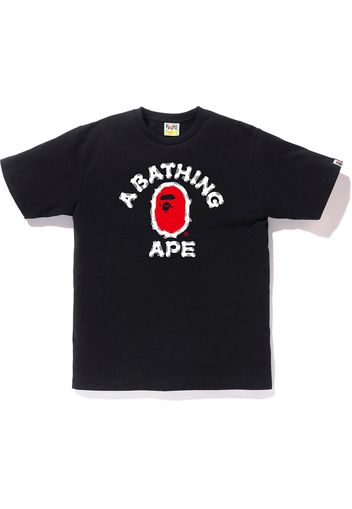 BAPE Brush College Tee Black