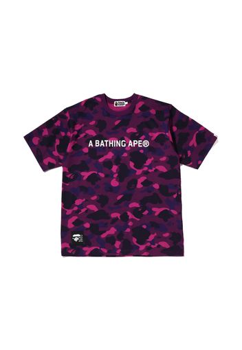 BAPE Color Camo Bathing Ape Relaxed Fit Tee Purple