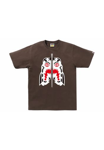 BAPE White Tiger Tee Brown