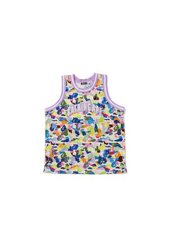 BAPE Multi Camo Basketball Tank Top White