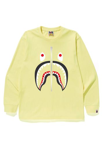 BAPE Shark L/S Tee Tee Yellow