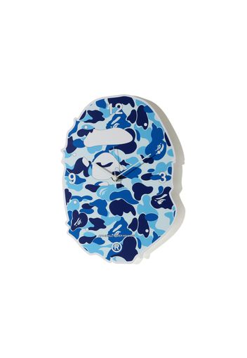 BAPE ABC Camo Ape Head Wall Clock Blue