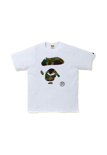 BAPE 1st Camo Ape Face Tee White/Green