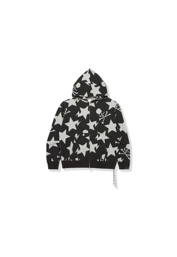 BAPE x Mastermind 11th Anniversary Sta Pattern Relaxed Full Zip Hoodie Black