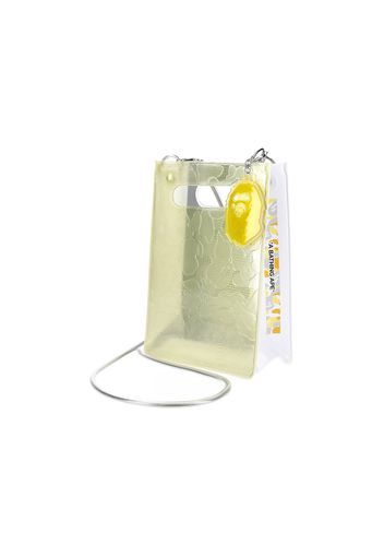 BAPE x nana-nana A5 Vertical Bag Yellow Matsuyama Store Exclusive