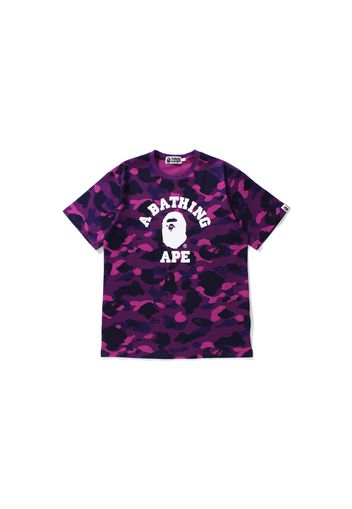 BAPE Color Camo College Tee Purple