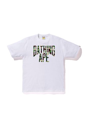 BAPE ABC Camo NYC Logo Tee White Green