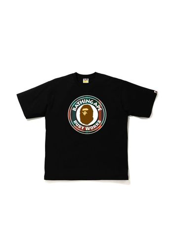 BAPE Check Busy Works Relaxed Tee Black/Green