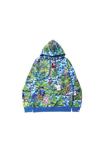 BAPE x Monkey 47 Pullover Hoodie Blue