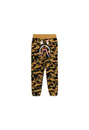 BAPE 1st Camo Wide Fit Shark Sweatpants Yellow