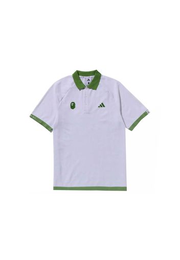 BAPE x adidas Golf Relaxed Fit Polo White