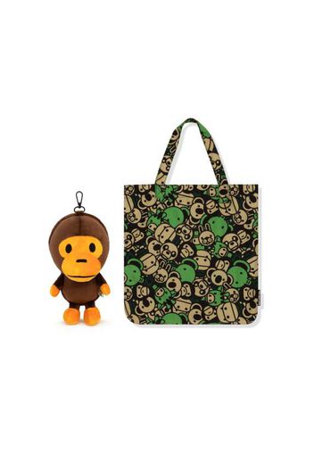 Bape Baby Milo Plush Recycle Bag Army Green