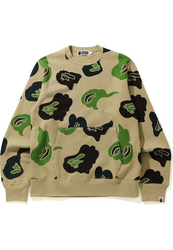 BAPE Def Camo Crewneck Beige