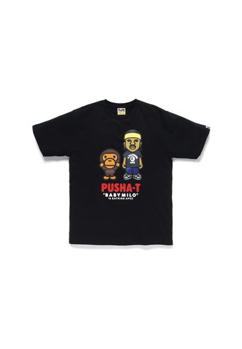 BAPE x Pusha T Baby Milo Tee Black