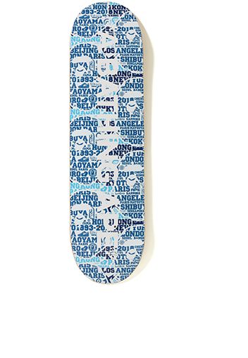 BAPE XXV Cities Camo Skateboard Deck Blue