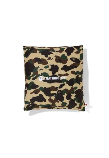 BAPE 1st Camo A Bathing Ape Square Fluffy Beads Cushion Yellow