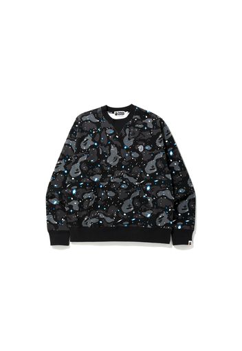 BAPE Relaxed Space Camo Crewneck Black