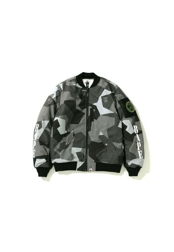 BAPE Splinter Camo Light Bomber Jacket Black