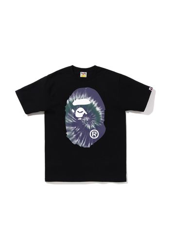 BAPE Tie Dye Big Ape Head Tee Black Purple