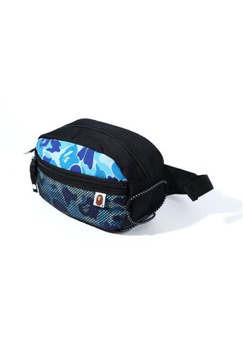 BAPE ABC Camo Bungee Cord Waist Bag Blue