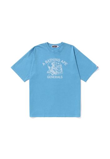 BAPE Pigment Dyed General Bape Relaxed Fit Tee Sax