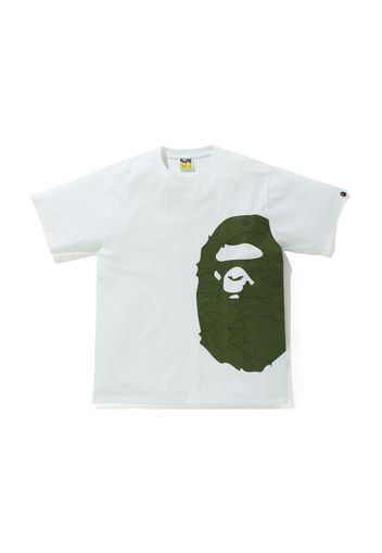 BAPE Line 1st Camo Side Big Ape Head Tee White/Green