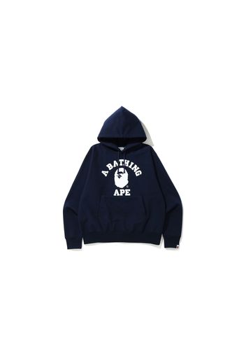 BAPE Relaxed Classic College Pullover Hoodie Navy