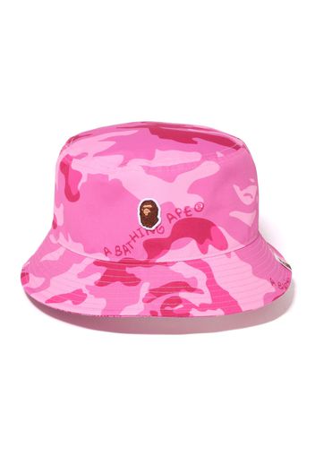 BAPE Women's Woodland Camo Bucket Hat Pink