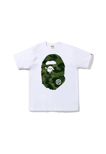 BAPE Color Camo Big Ape Head Tee White/Green