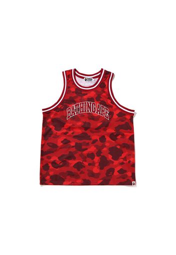 BAPE Color Camo Basketball Tank Top Red