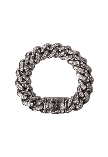 BAPE Ape Head Fat Bracelet Silver