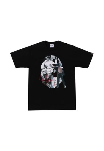 BAPE x Michael Jackson Album Jacket Ape Head Tee Black