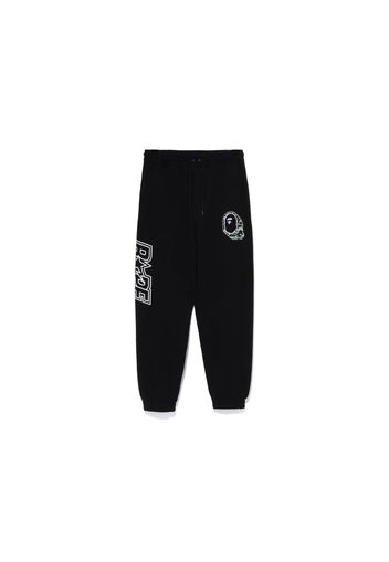 BAPE Multi Motif Sweatpants Black