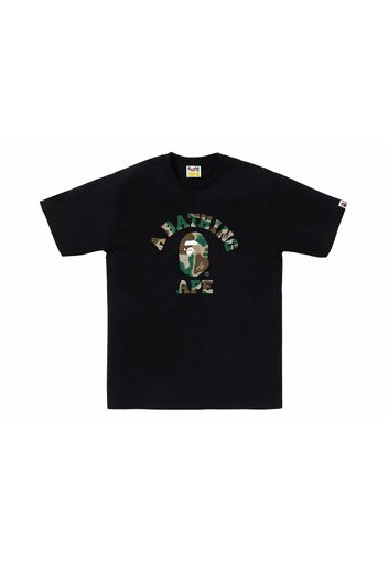 BAPE Liquid Camo College Tee Black/Olivedrab