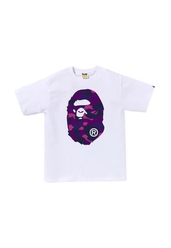 BAPE Color Camo Big Ape Head Tee White/Purple