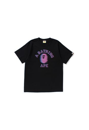 BAPE Reflector Noise College Tee Black/Purple