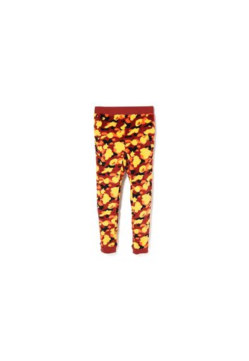 BAPE 1st Camo Boa Pants Orange