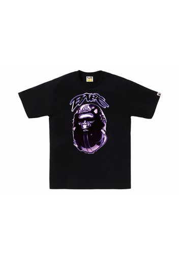 BAPE Ape Head Graffiti Tee Black