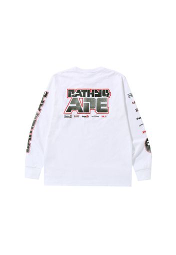 BAPE Graphic #1 L/S Tee White